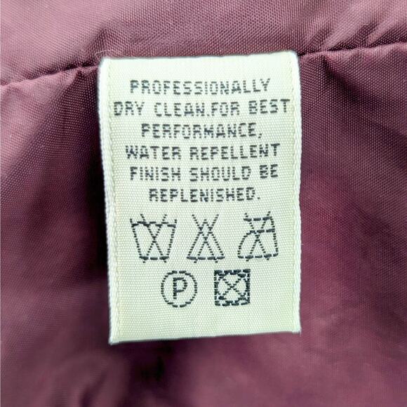 Vintage 90s Eddie Bauer Wool Lined Chore Coat Utility Parka Maroon Red Large EUC - Picture 16 of 16